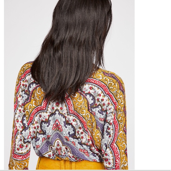 Free People Chase me Turtleneck Tee - Picture 2 of 5